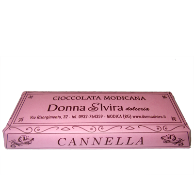 CIOCCOLATO MODICANO ALLA CANNELLA 100gr