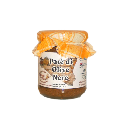 PATE' DI OLIVE NERE 180gr